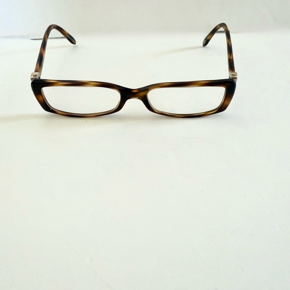 Tiffany & Co TF2035 Tortoise Rectangle Heart Logo Glasses 52-16 - Picture 5 of 11